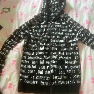 Beautiful Disaster Logo Sweater Hoodie.